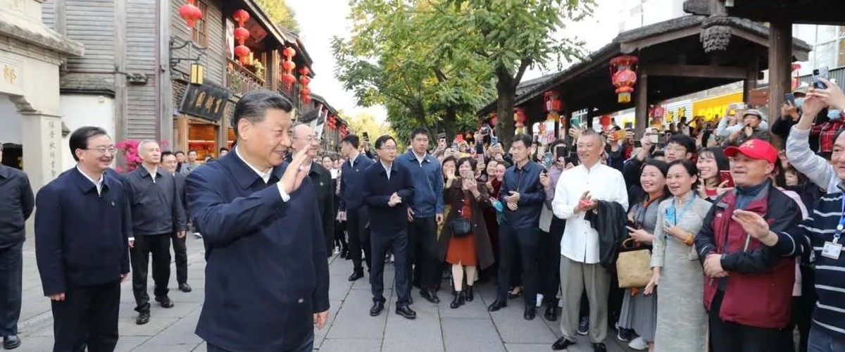习近平总书记考察三坊七巷历史文化街区